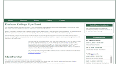 Desktop Screenshot of durhamcollegepipeband.com